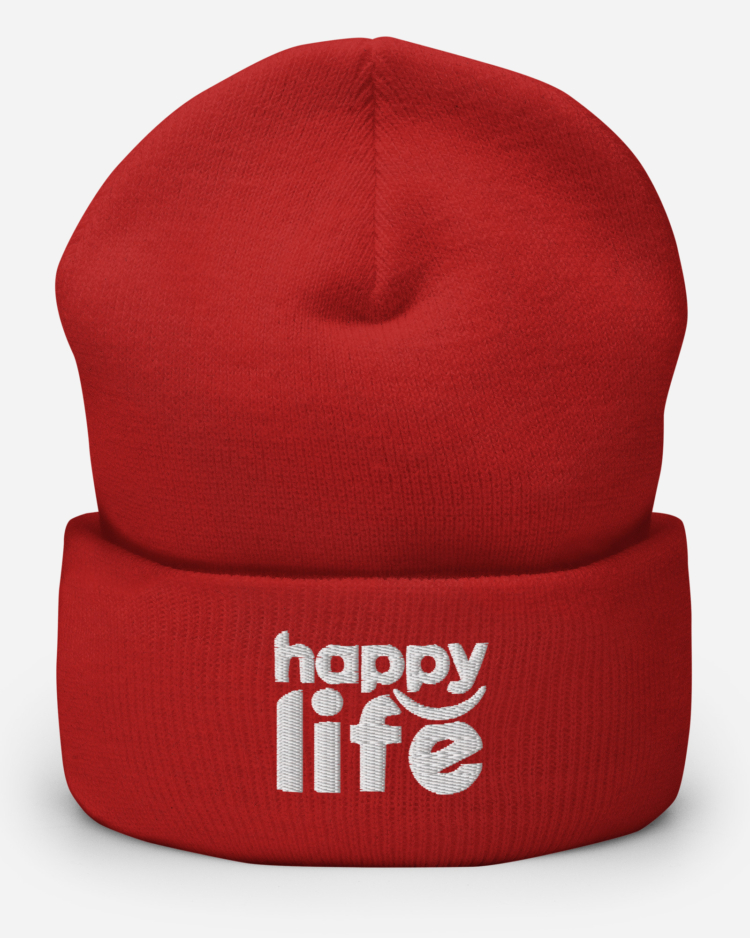 Embroidered Cuffed Beanie